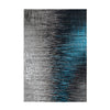 Grau / Blau / 240cm x 300cm