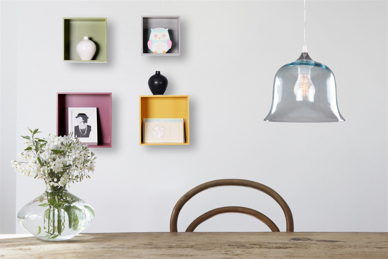 Kayoom Wandregal Quadro 210 4er-Set