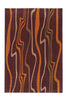Braun / Orange / 120cm x 170cm