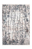 Grau / Blau / 120cm x 180cm